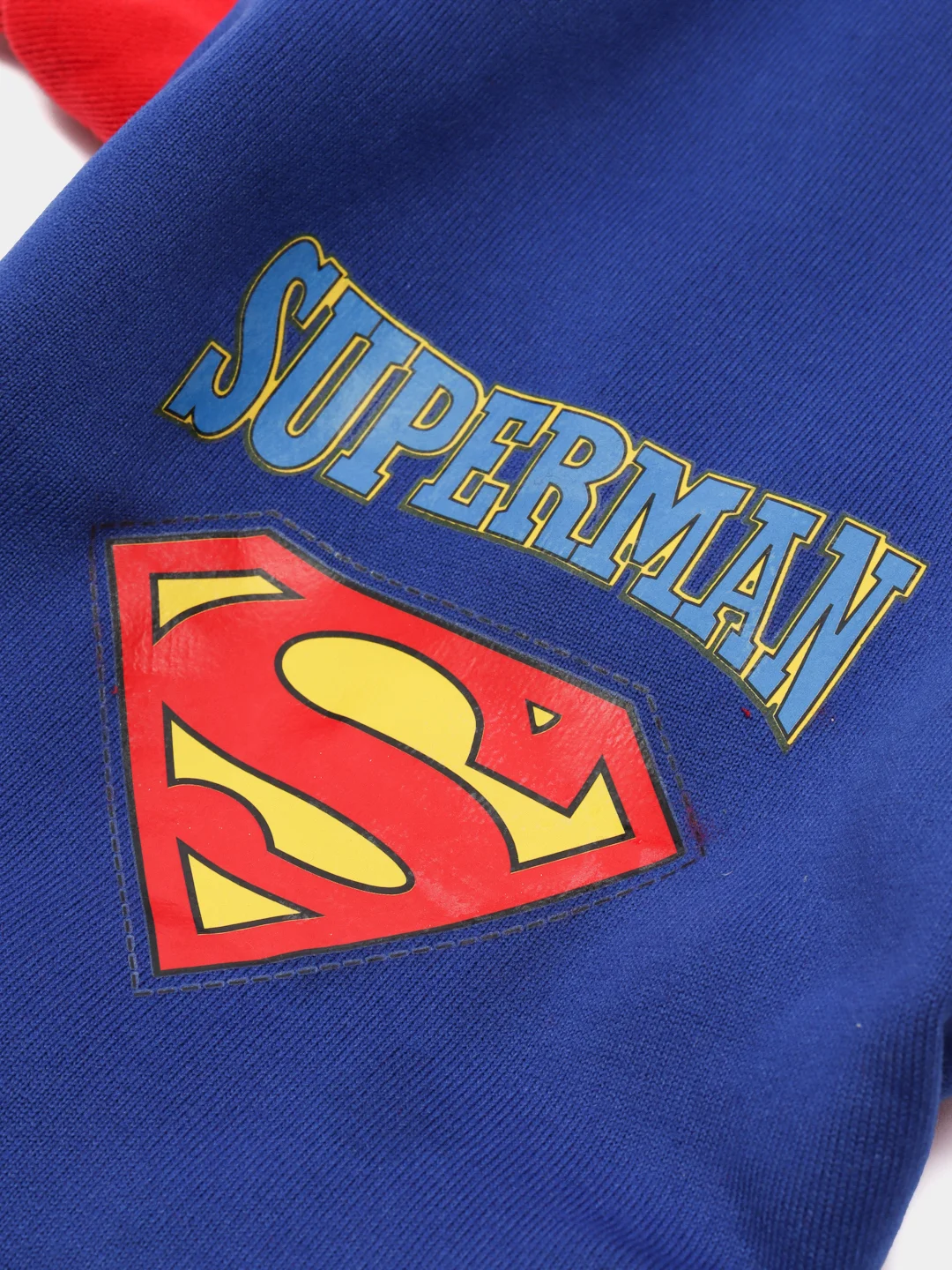 Синий толстовка для собак и кошек с капюшоном Superman
