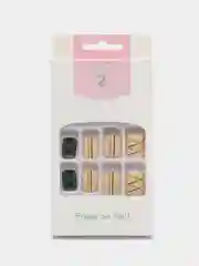 Розовый накладные ногти
