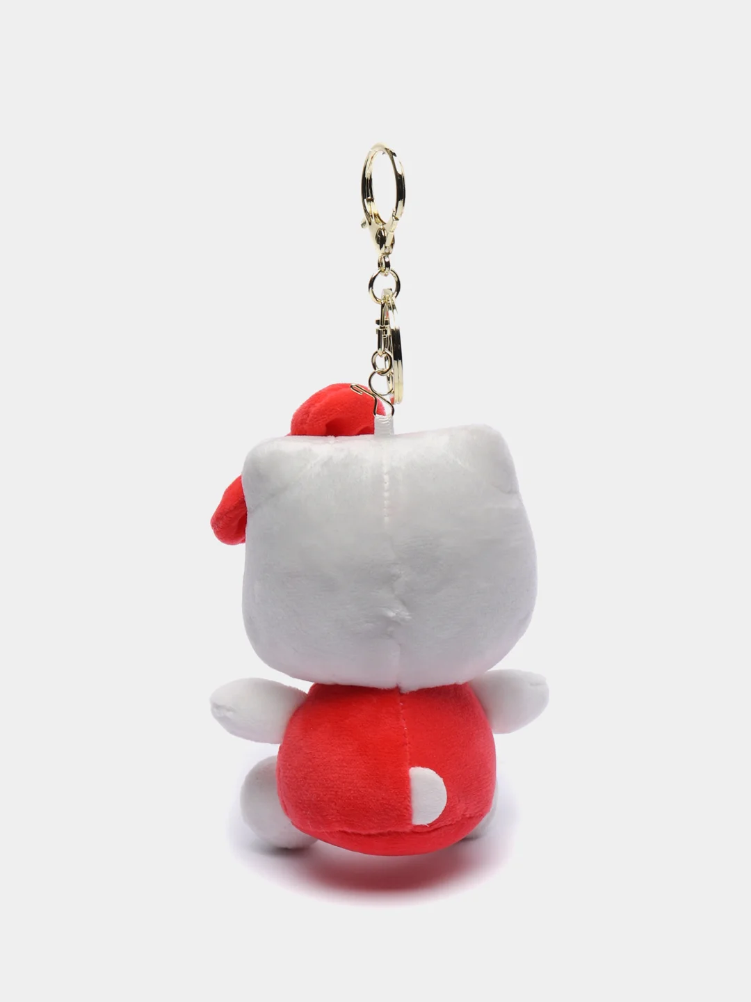 Кораллово-розовый мягкая игрушка-брелок "Кошечка", 12 см