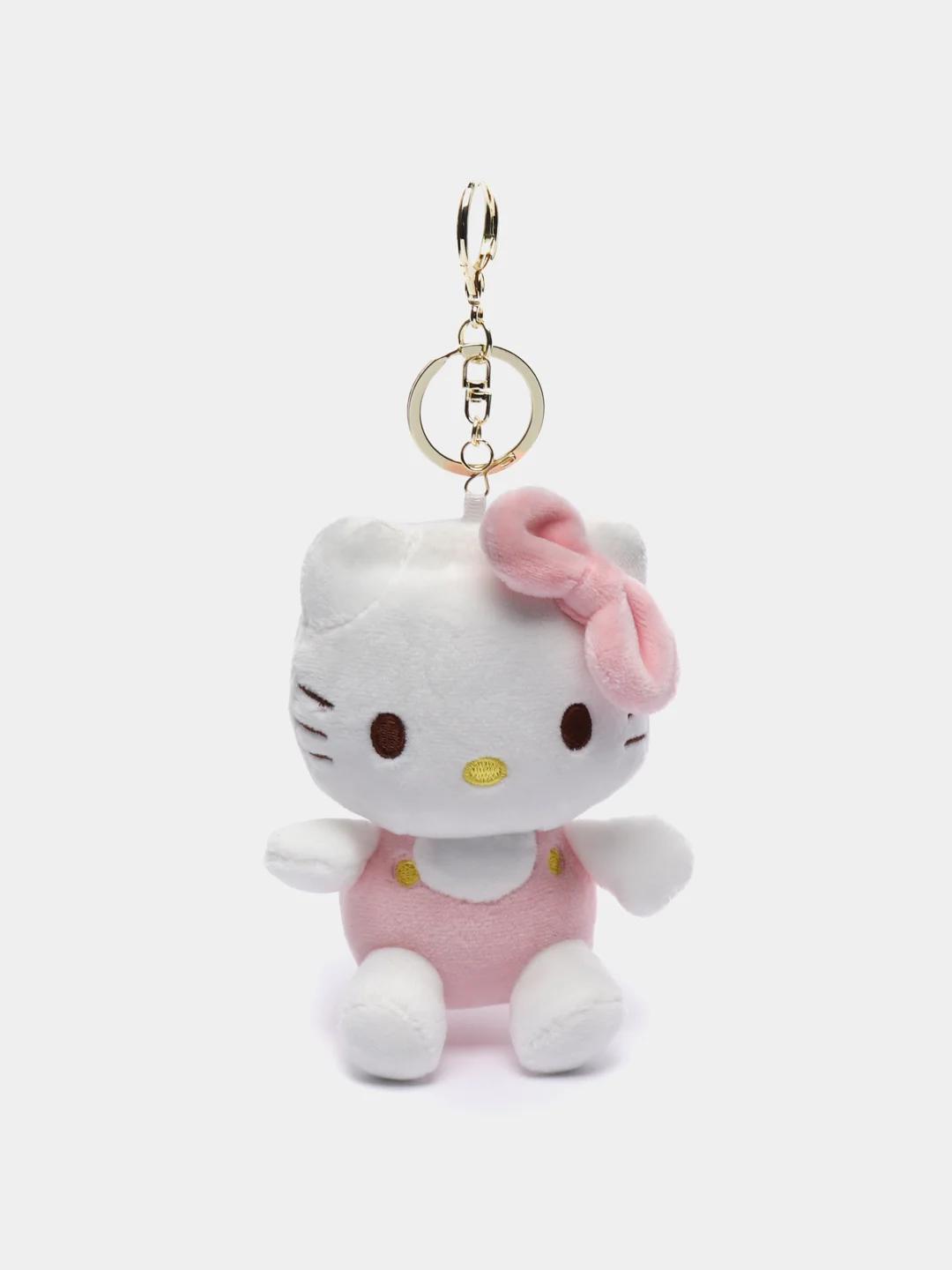 Розовый мягкая игрушка-брелок "Кошечка", 12 см