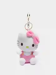 Тёмно-розовый мягкая игрушка-брелок "Кошечка", 12 см