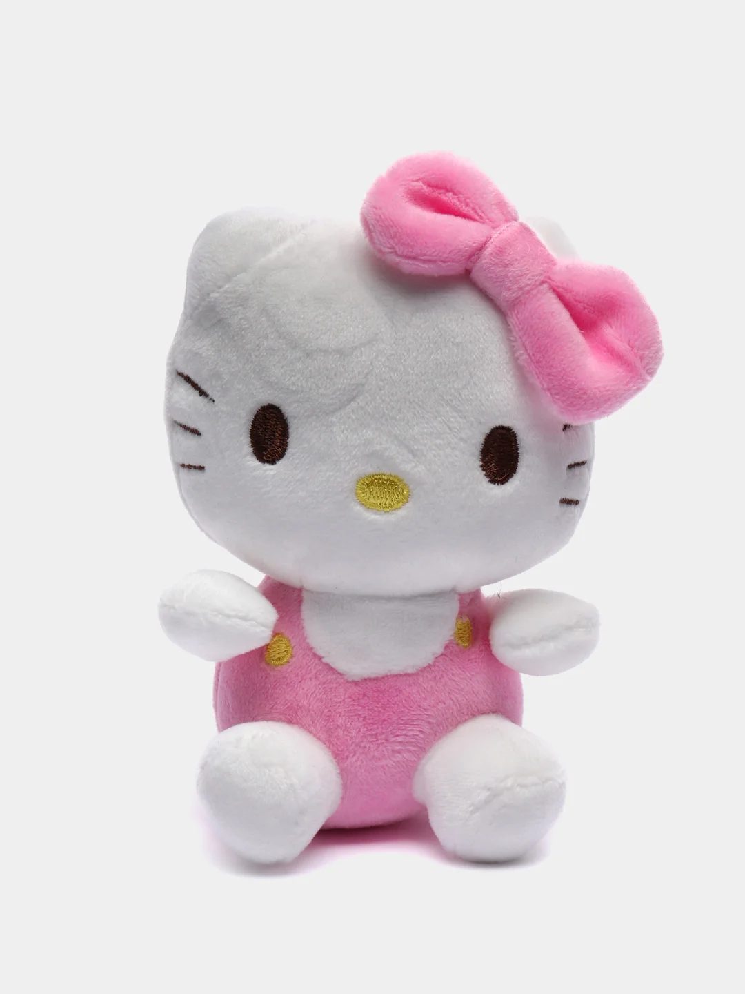 Тёмно-розовый мягкая игрушка-брелок "Кошечка", 12 см