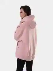 Розовый женское худи