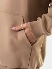 Бежевый женское худи