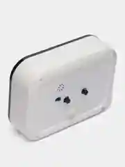 Белый часы будильник "Космос"