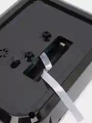 Черный часы будильник "Космос"