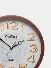 Белый часы настенные "Космос"
