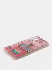 Вишнёвый чехол Samsung Galaxy A51 (Самсунг Галакси А51) силиконовый с рисунком