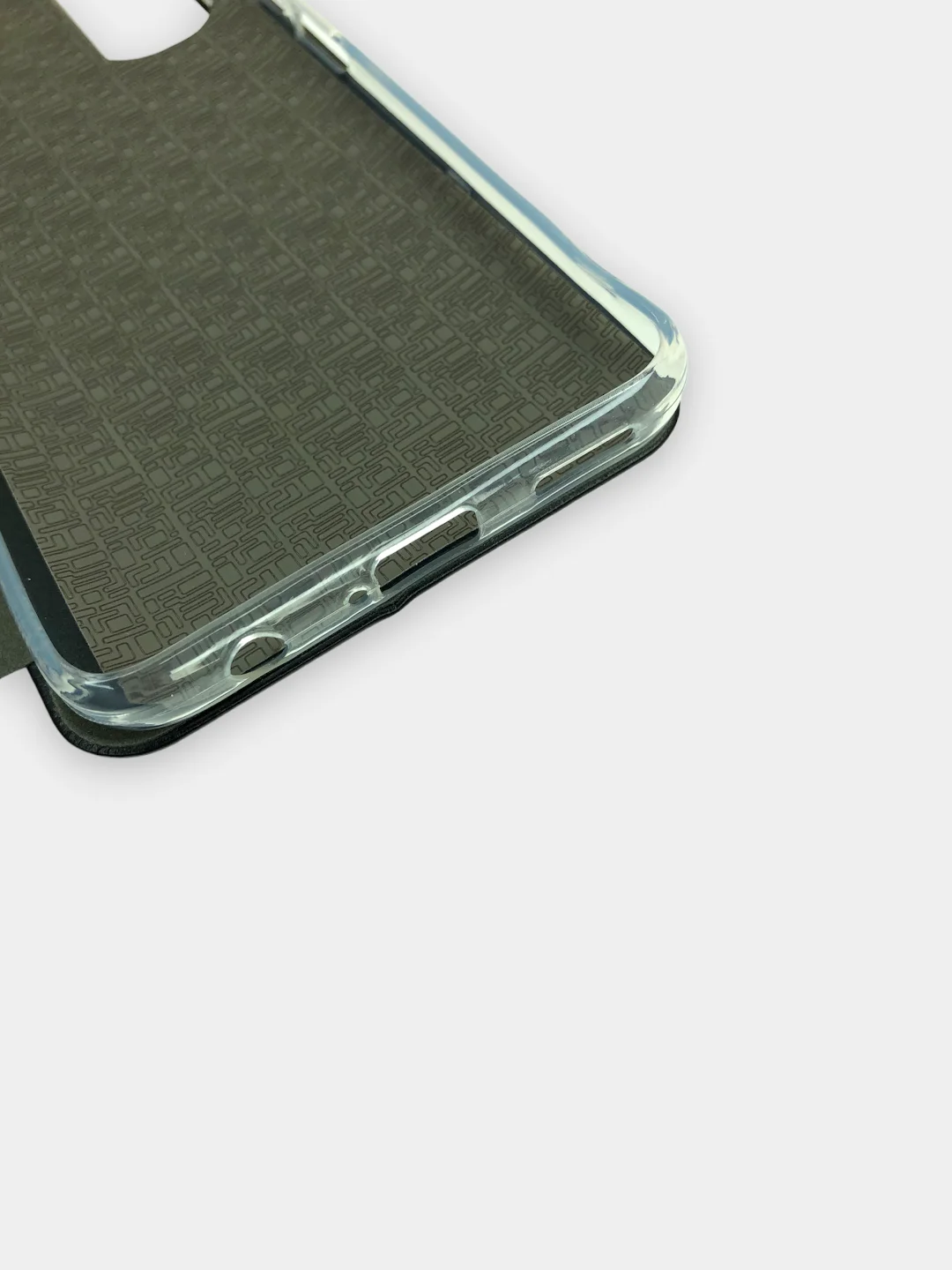 Голубой чехол книжка Tecno Pova 3