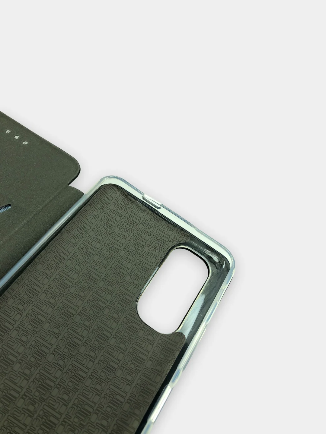 Голубой чехол книжка Tecno Pova 3