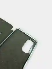 Голубой чехол книжка Tecno Pova 3