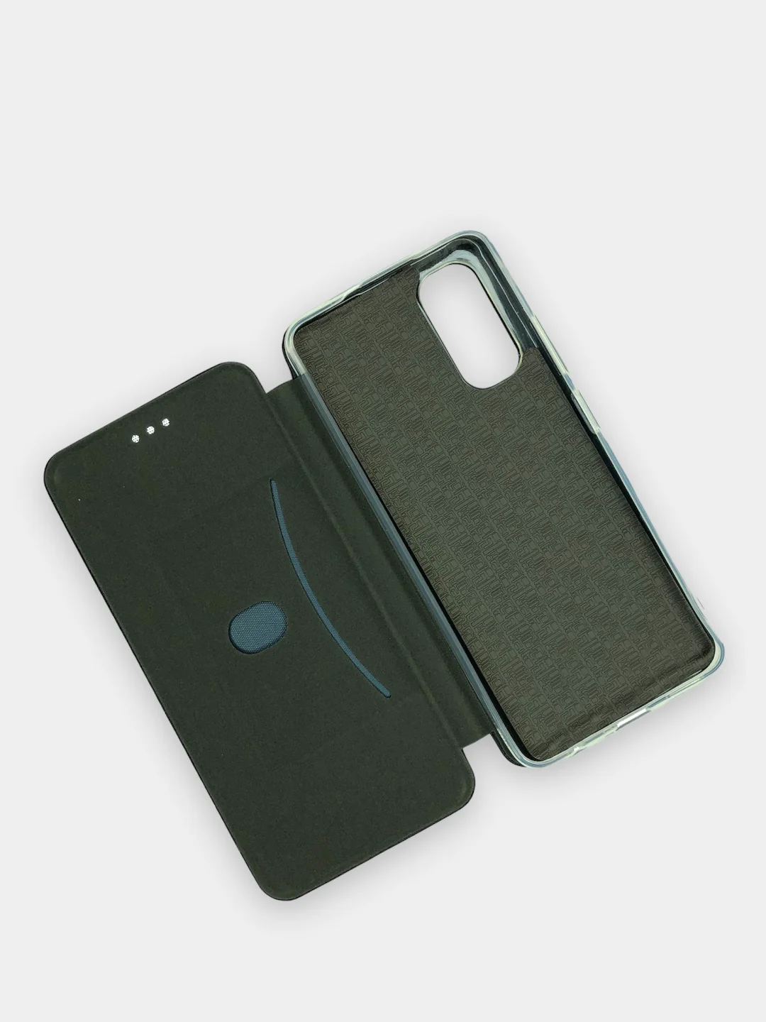 Голубой чехол книжка Tecno Pova 3