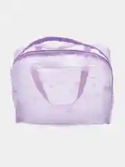 Аметистовый сумка-косметичка с ручками, на молнии, 23 х 15,5 х 8 см