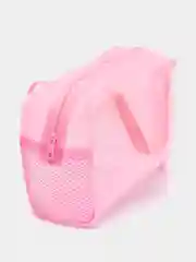 Розовый сумка-косметичка с ручками, на молнии, 23 х 15,5 х 8 см