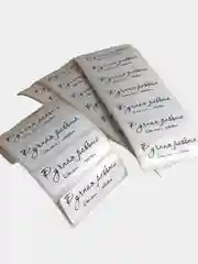 Белый наклейка- стикер "Ручная работа"