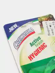 Зеленый освежитель унитаза таблетка чистоты для сливного бачка унитаза "Свежинка", море, лес