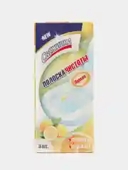 Лимонный освежитель унитаза-полоска чистоты WC "Свежинка", део-блок для унитаза, 3 штуки