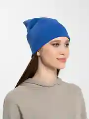 Синий шапка женская