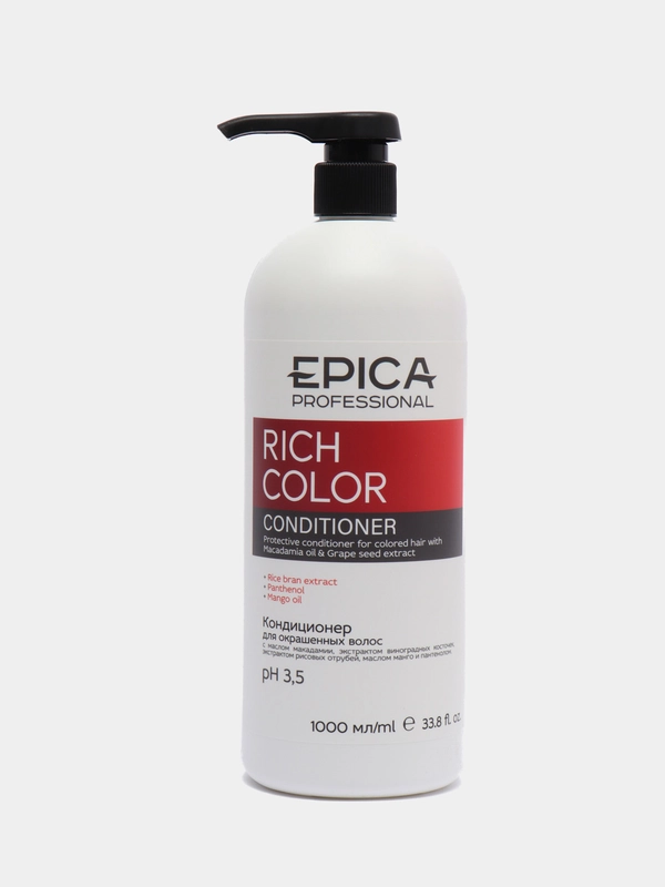 Кондиционер для окрашенных волос Epica Professional Rich Color, 1000 мл