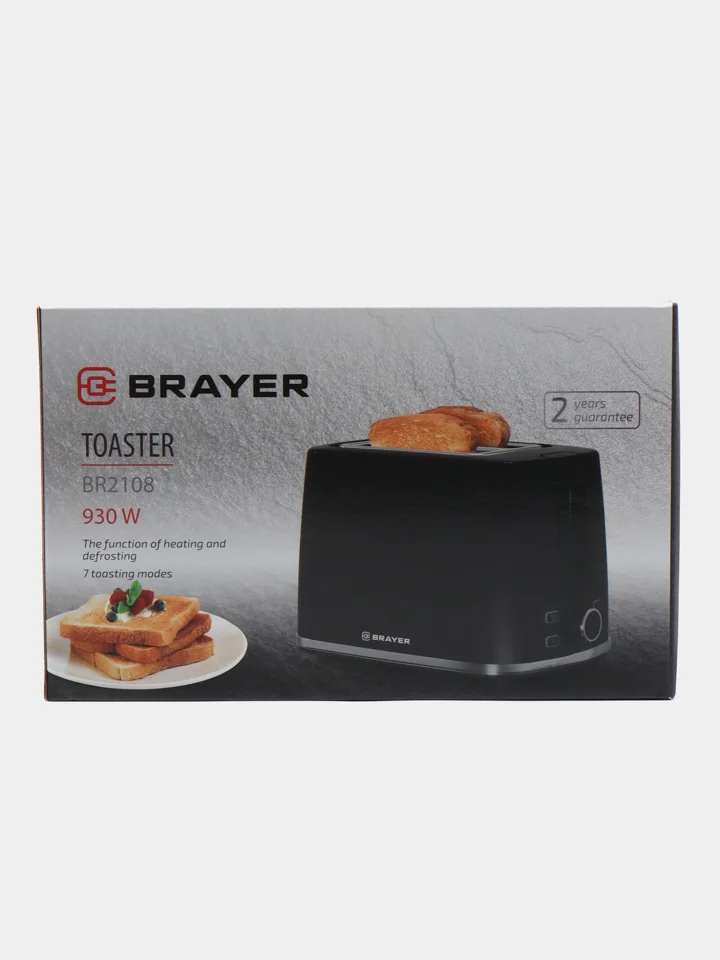 Тостер BRAYER BR2108, 7 режимов, 930 Вт