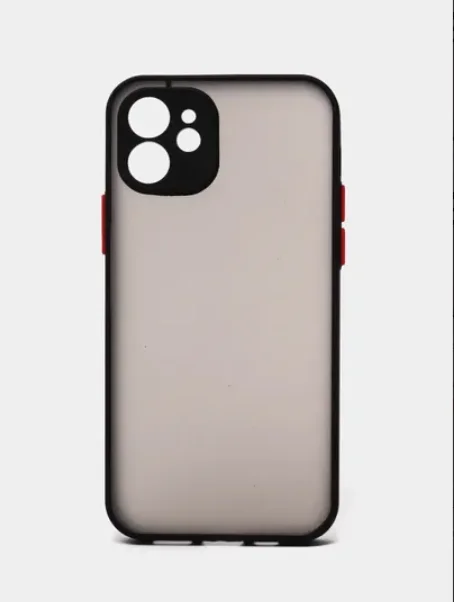 Голубой противоударный чехол для iPhone 11, 12, 13, Pro, ProMax, Mini, с защитой камеры