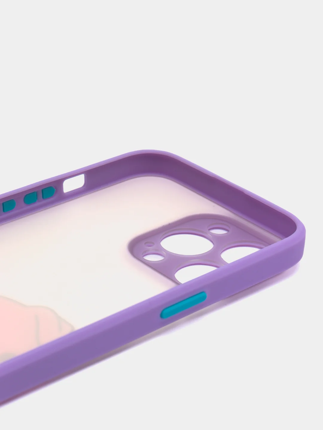 Сиреневый чехол для IPhone 12, 13, Pro, Pro Max, силиконовый, со свинкой