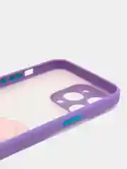 Сиреневый чехол для IPhone 12, 13, Pro, Pro Max, силиконовый, со свинкой