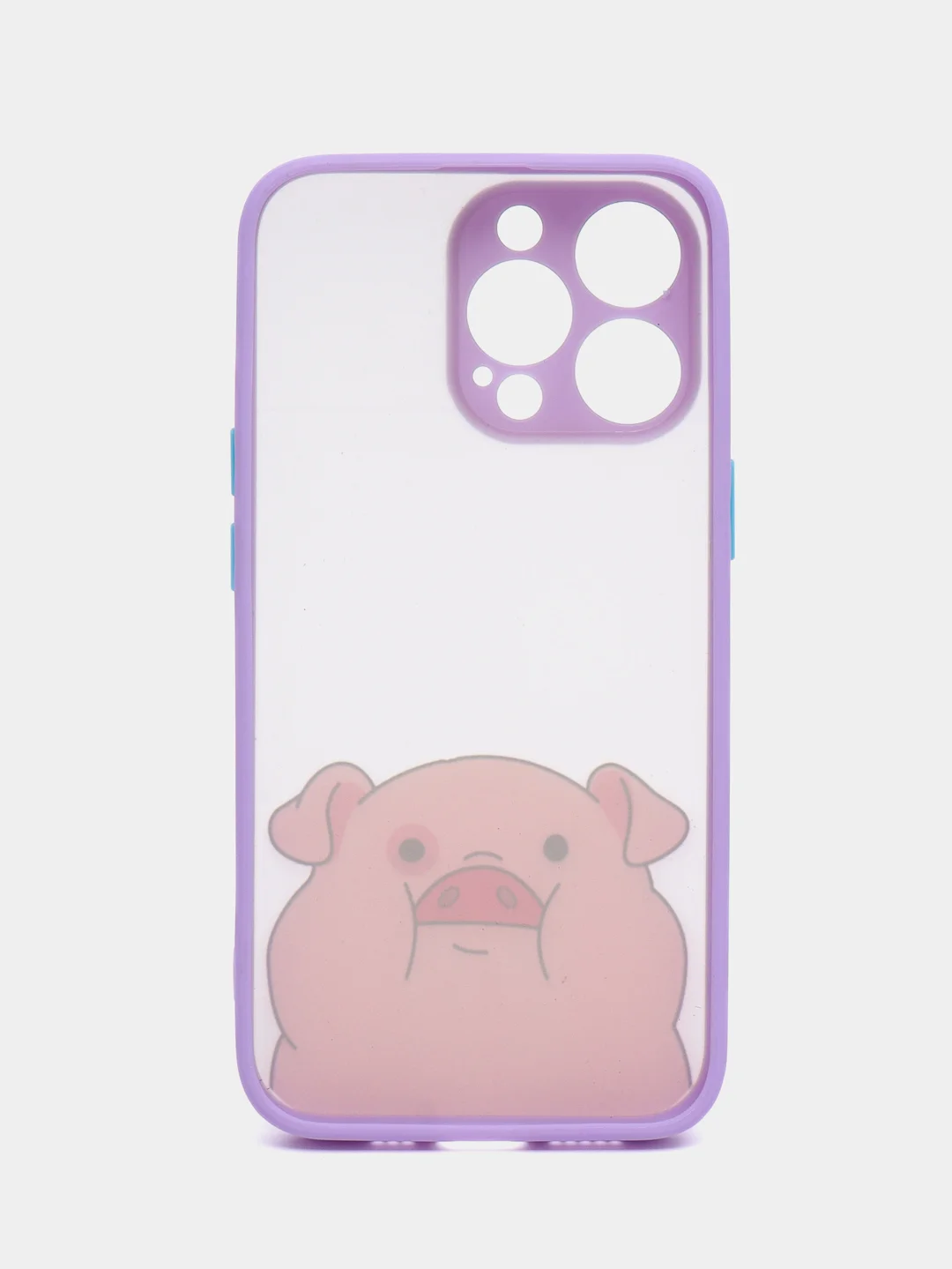 Лавандовый чехол для IPhone 12, 13, Pro, Pro Max, силиконовый, со свинкой