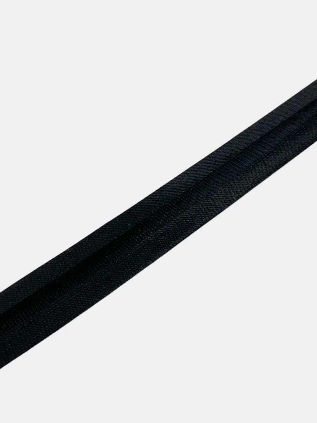 Черный косая бейка, атласная, длина 10 м, ширина 1,5 см