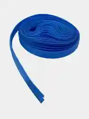 Голубой косая бейка, атласная, длина 10 м, ширина 1,5 см