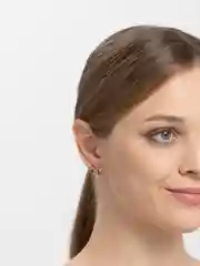 Алый серьги с серебряной иглой, с бабочкой, гипоаллергенные