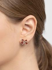 Серьги с серебряной иглой, с бабочкой, гипоаллергенные