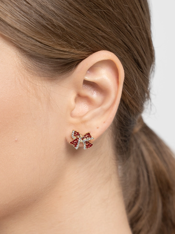 Серьги с серебряной иглой, с бабочкой, гипоаллергенные