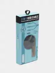 Черный кабель для быстрой зарядки USB Type-C Micro Lightning, для автомобиля