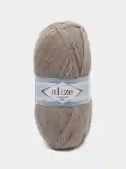 Светло-коричневый пряжа Alize Lanagold 800 Акрил 51% Шерсть 49% 100г 800м