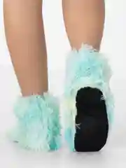 Бирюзовый угги ,обувь домашняя, радужные