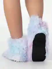 Конфетный угги ,обувь домашняя, радужные