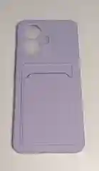 Лавандовый чехол VIVO T1 с защитой камеры и карманом для пластиковой карты