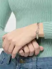 Серебряный женский браслет на руку