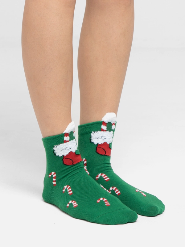 Носки новогодние, в подарочной упаковке Merry Cristmas, 4 пары, унисекс