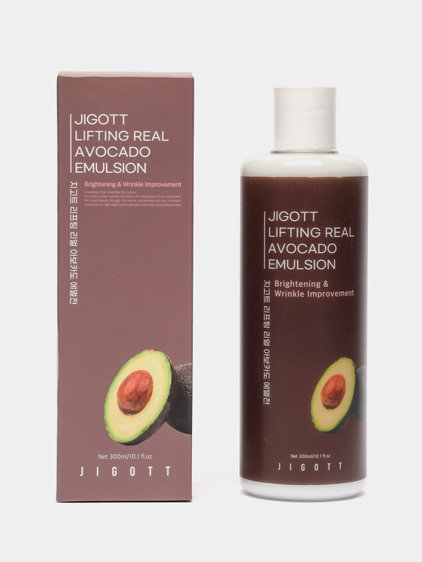Эмульсия-лифтинг с авокадо Jigott Lifting Real Avocado Emulsion, 300 мл