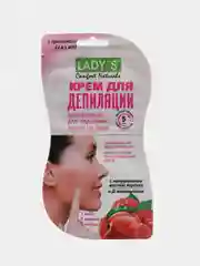 Крем  деликатный для удаления волос на лице Lady"s Comfort Naturals, для депиляции, 10 мл