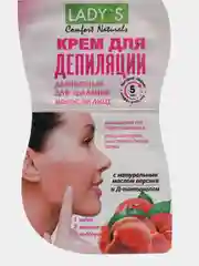 Крем  деликатный для удаления волос на лице Lady"s Comfort Naturals, для депиляции, 10 мл