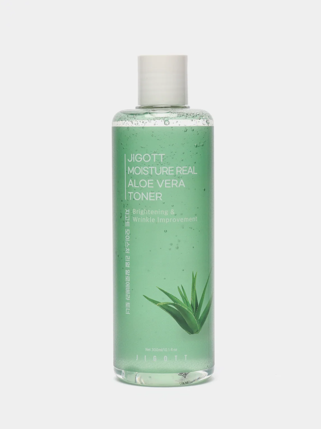 Тонер для лица увлажняющий с алоэ Jigott Moisture Real Aloe Vera Toner, 300 мл