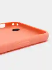 Коралловый чехол для Apple iPhone XS Max силиконовый, с ручкой