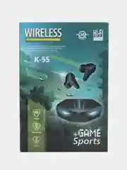 Беспроводные игровые наушники Bluetooth K55, с шумоподавлением