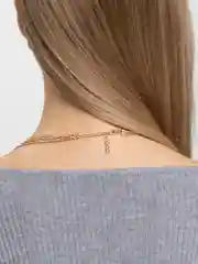 Бронзовый многослойное колье