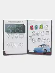 Серый обучающие книги "Познаём мир с Тачками" (Игры, задачи, счет)