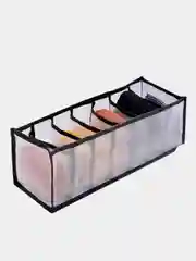 Черный органайзер для хранения вещей в шкафу