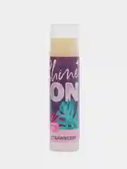 Бальзам для губ Shine on!, с маслом кокоса, аромат клубника